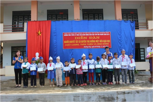 GDTX-CN: Tuần lễ toàn cầu hành động 88vv11 cho mọi người năm 2014 huyện Mường Ảng