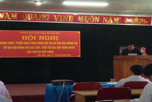 TCCB. Hội nghị quán triệt, triển khai thực hiện 88vv chính thức 36-CT/TW của Bộ Chính trị.