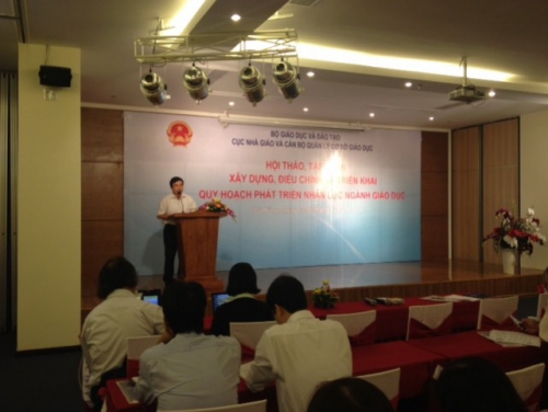 TCCB – Hội thảo, tập huấn vv88, điều chỉnh và triển khai quy hoạch tải 88vv nhân lực ngành 88vv11