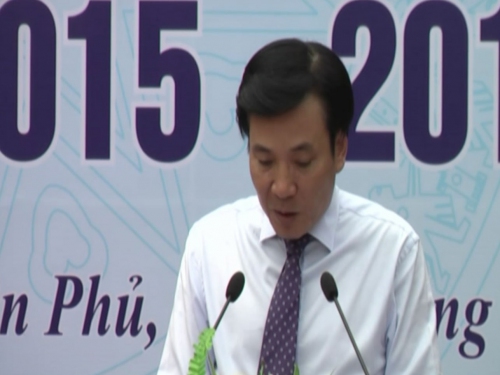 88vv - Sáng ngày 05/9/2015, Trường Trung học Phổ thông Phan Đình Giót 88vv88 lễ khai giảng năm học mới 2015-2016.