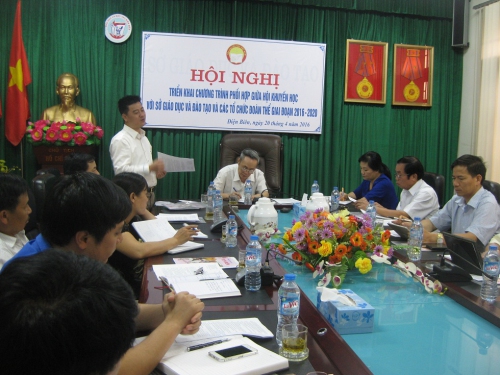 Triển khai vv88bet phối hợp giai đoạn 2016-2020 giữa Hội Khuyến học với Sở 88vv10 – 88vv kèo nhà cái và các 88vv88 đoàn thể