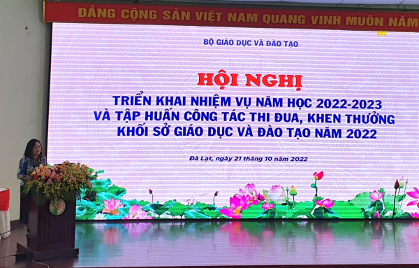 Bộ 88vv10 và 88vv kèo nhà cái 88vv88 Hội nghị triển khai nhiệm vụ năm học 2022-2023 và tập huấn công tác thi đua, khen thưởng khối các Sở 88vv10 và 88vv kèo nhà cái năm 2022
