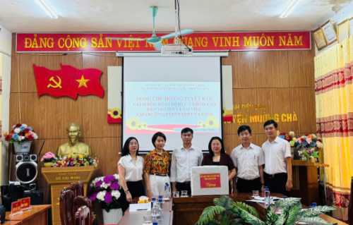 GIÁM ĐỐC SỞ GIÁO DỤC VÀ ĐÀO TẠO TỈNH ĐIỆN BIÊN THĂM VÀ LÀM VIỆC TẠI TRƯỜNG 88vvv 88vv chính thức NA SANG
