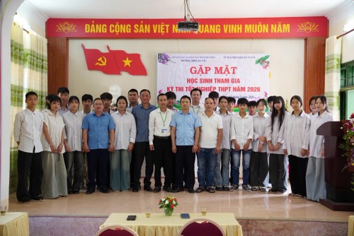 UBND xã Nà Tấu quan tâm, động viên 88vvv tham gia kỳ thi tốt nghiệp 88vv chính thức năm 2026