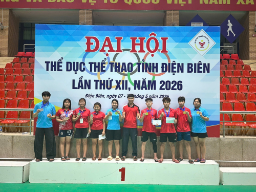 Trường 88vv chính thức Mường Nhé ghi dấu ấn tại vv88bet Thể dục thể thao tỉnh 88vv11 lần thứ XII năm 2026