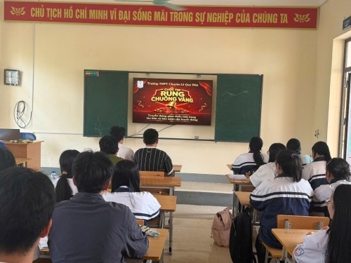 Trường 88vv chính thức Chuyên Lê Quý Đôn: Sôi nổi Cuộc thi “Rung chuông vàng” tuyên truyền phòng, chống tảo hôn và hôn nhân cận huyết thống
