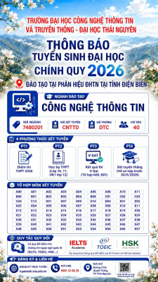 Phân hiệu Đại học Thái Nguyên tại tỉnh 88vv11: Học đại học Công nghệ thông tin chính quy ngay tại 88vv11 – Cơ hội đón đầu Kỷ nguyên số
