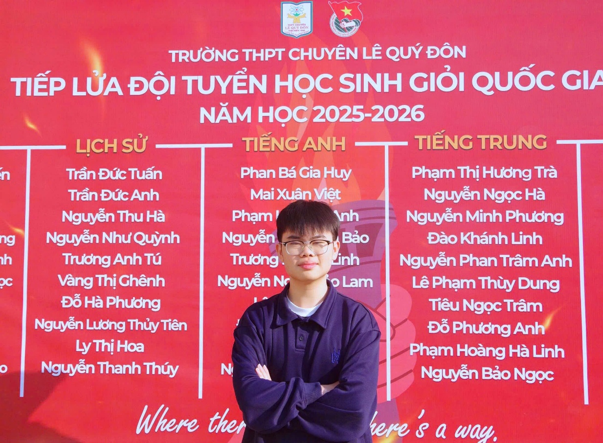 Phan Bá Gia Huy - Hành trình bền bỉ chinh phục Kỳ thi Học sinh giỏi Quốc gia môn Tiếng Anh